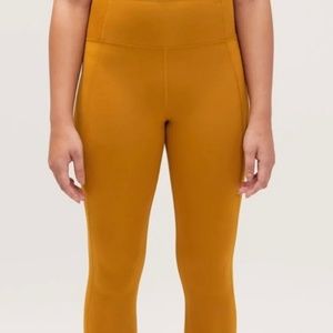 Girlfriend Collective Saddle Compressive High Rise Leggings Size Small EUC